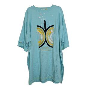 Coogi Embroidered T Shirt Mens Size XXXL Blue More Than A Sweater Cotton Graphic